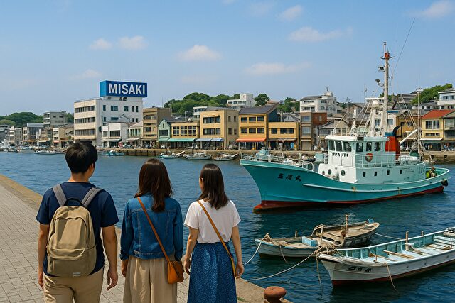 モデルコースで巡る三崎港