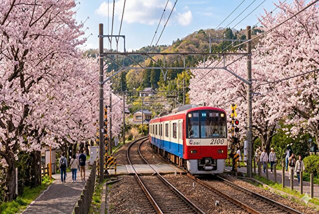 電車でめぐる！1dayお花見モデルルート